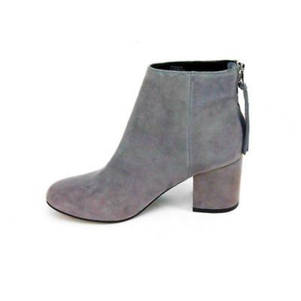 Steve Madden Ithica-m Grey Suede Ankle Boots